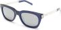 Saint Laurent Eyewear SL 582 zonnebril met vierkant montuur Blauw - Thumbnail 2