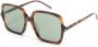 Saint Laurent Eyewear SL 591 zonnebril met vierkant montuur Bruin - Thumbnail 2