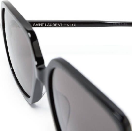 Saint Laurent Eyewear SL 591 zonnebril met vierkant montuur Zwart
