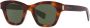 Saint Laurent Eyewear SL 592 zonnebril met cat-eye montuur Groen - Thumbnail 2