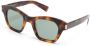 Saint Laurent Eyewear SL 592 zonnebril met vierkant montuur Bruin - Thumbnail 2