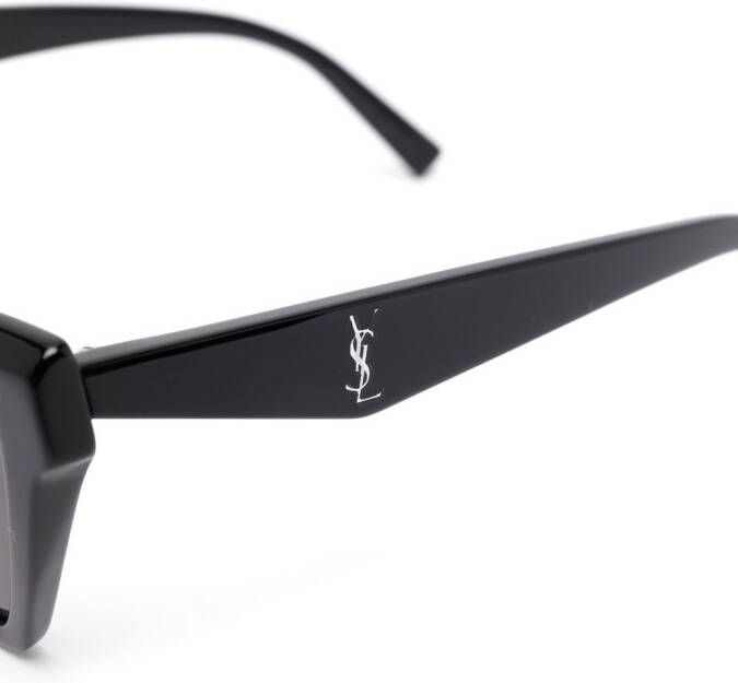 Saint Laurent Eyewear SL M103 zonnebril met kattenoog montuur Zwart