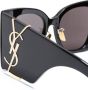 Saint Laurent Eyewear SL M119 zonnebril met oversized montuur Zwart - Thumbnail 3