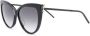 Saint Laurent Eyewear SL M48SA zonnebril met kattenoog montuur Zwart - Thumbnail 2