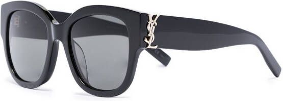 Saint Laurent Eyewear SL M95 zonnebril met oversized montuur Zwart