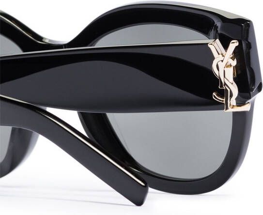 Saint Laurent Eyewear SL M95 zonnebril met oversized montuur Zwart