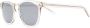 Saint Laurent Eyewear SL28 zonnebril met vierkant montuur Wit - Thumbnail 2