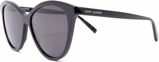 Saint Laurent Eyewear SL456 zonnebril met cat-eye montuur Zwart