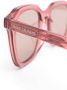 Saint Laurent Eyewear Zonnebril met vierkant montuur Roze - Thumbnail 3