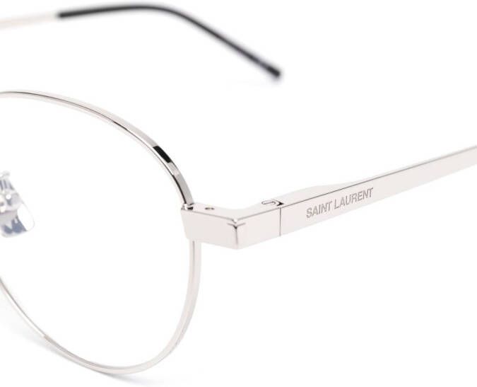 Saint Laurent Eyewear SL532 bril met rond montuur Grijs