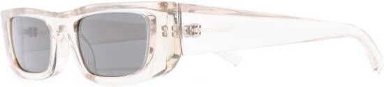 Saint Laurent Eyewear Zonnebril met getinte glazen Beige