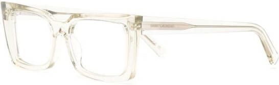 Saint Laurent Eyewear SL554 bril met vierkant montuur Groen