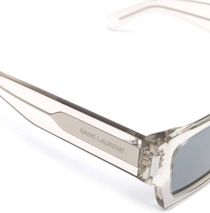 Saint Laurent Eyewear SL572 zonnebril met vierkant montuur Grijs