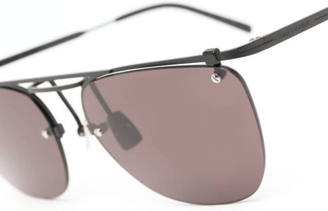 Saint Laurent Eyewear SL600 zonnebril met piloten montuur Zwart