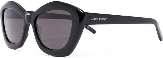 Saint Laurent Eyewear SL68 zonnebril met kattenoog montuur Zwart