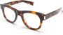 Saint Laurent Eyewear Bril met rond montuur Bruin - Thumbnail 2