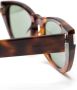 Saint Laurent Eyewear Zonnebril met vierkant montuur Bruin - Thumbnail 2