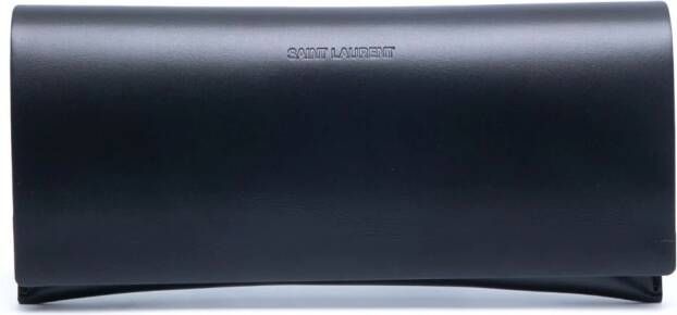 Saint Laurent Eyewear Zonnebril met vierkant montuur Bruin