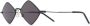 Saint Laurent Eyewear Lisa zonnebril met dia ten montuur Zwart - Thumbnail 2