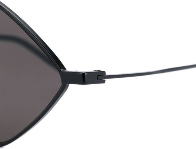 Saint Laurent Eyewear Lisa zonnebril met diamanten montuur Zwart