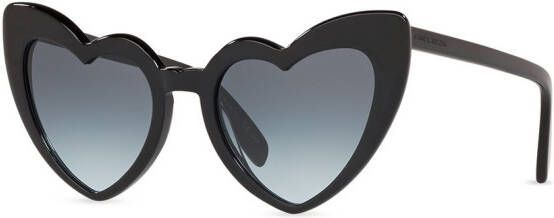 Saint Laurent Eyewear Zonnebril met cat-eye montuur Zwart