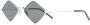 Saint Laurent Eyewear Zonnebril met diamant montuur Zwart - Thumbnail 2