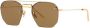 Saint Laurent Eyewear Zonnebril met dubbele neusbrug Bruin - Thumbnail 2