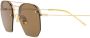 Saint Laurent Eyewear Zonnebril met dubbele neusbrug Bruin - Thumbnail 3