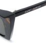 Saint Laurent Eyewear Zonnebril met kattenoog montuur Bruin - Thumbnail 3