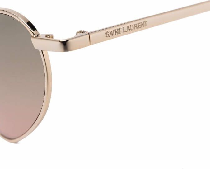 Saint Laurent Eyewear Zonnebril met kleurverloop Goud