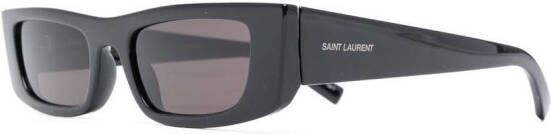 Saint Laurent Eyewear Zonnebril met logoprint Zwart