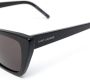 Saint Laurent Eyewear Zonnebril met logoprint Zwart - Thumbnail 3