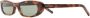 Saint Laurent Eyewear Zonnebril met ovaal montuur Bruin - Thumbnail 2