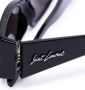 Saint Laurent Eyewear Zonnebril met ovaal montuur Zwart - Thumbnail 2