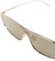 Saint Laurent Eyewear Zonnebril met rechthoekig montuur Goud - Thumbnail 3