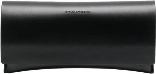 Saint Laurent Eyewear Zonnebril met rechthoekig montuur Goud