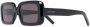 Saint Laurent Eyewear Zonnebril met rechthoekig montuur Zwart - Thumbnail 2
