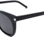 Saint Laurent Eyewear Zonnebril met rond montuur Zwart - Thumbnail 3