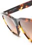Saint Laurent Eyewear Zonnebril met schildpadschild design Bruin - Thumbnail 3