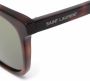 Saint Laurent Eyewear Zonnebril met schildpadschild design Bruin - Thumbnail 2