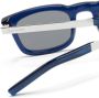Saint Laurent Eyewear Zonnebril met vierkant montuur Blauw - Thumbnail 3
