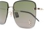 Saint Laurent Eyewear Zonnebril met vierkant montuur Goud - Thumbnail 3