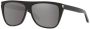 Saint Laurent Eyewear Zonnebril met vierkant montuur Zwart - Thumbnail 2