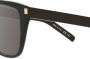 Saint Laurent Eyewear Zonnebril met vierkant montuur Zwart - Thumbnail 3