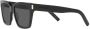 Saint Laurent Eyewear Zonnebril met vierkant montuur Zwart - Thumbnail 3