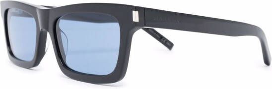 Saint Laurent Eyewear Zonnebril met vierkant montuur Zwart