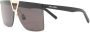 Saint Laurent Eyewear Zonnebril met vierkant montuur Zwart - Thumbnail 2