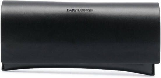 Saint Laurent Eyewear Zonnebril met wayfarer montuur Zwart