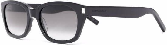 Saint Laurent Eyewear Zonnebril met wayfarer montuur Zwart
