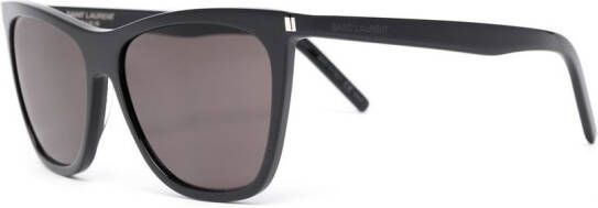 Saint Laurent Eyewear Zonnebril met wayfarer montuur Zwart